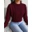 Women's Elegant Long Sleeve Sweater - Soft Pullover Sweater for Fall/Winter, Chic Everyday & Formal Outfits - Easy Care Round Neck Sweater Sweater for Women, Cute Sweaters